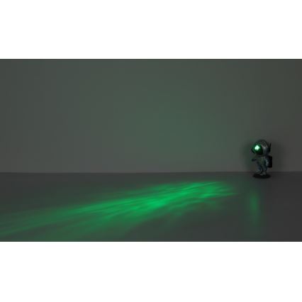 Globo - LED RGB Pöytävalaisin LED/4,5W/5V astronautti hopea