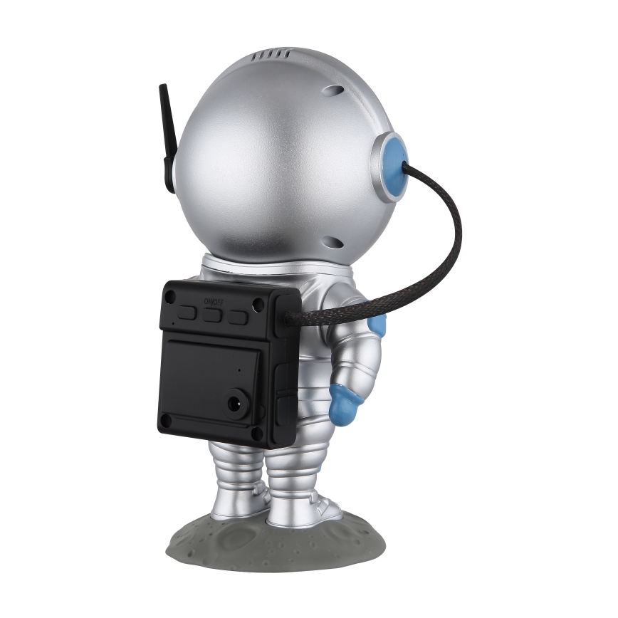 Globo - LED RGB Pöytävalaisin LED/4,5W/5V astronautti hopea