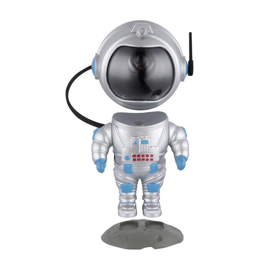 Globo - LED RGB Pöytävalaisin LED/4,5W/5V astronautti hopea