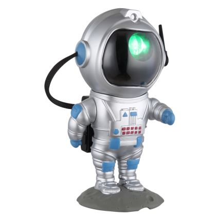 Globo - LED RGB Pöytävalaisin LED/4,5W/5V astronautti hopea