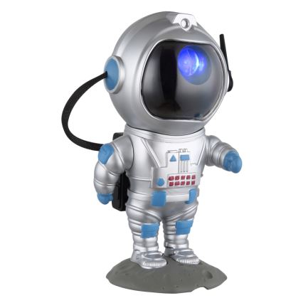 Globo - LED RGB Pöytävalaisin LED/4,5W/5V astronautti hopea