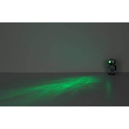 Globo - LED RGB Pöytävalaisin LED/4,5W/5V astronautti hopea