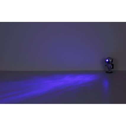 Globo - LED RGB Pöytävalaisin LED/4,5W/5V astronautti hopea