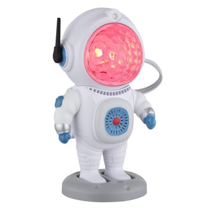 Globo - LED RGB Pöytävalaisin LED/6W/5V astronautti valkoinen