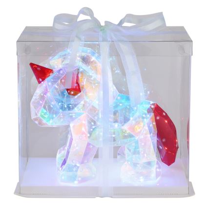 Globo - LED-pöytäkoriste LED/3W/5V USB yksisarvinen
