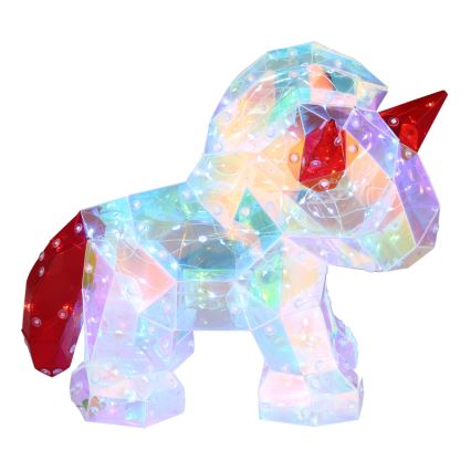 Globo - LED-pöytäkoriste LED/3W/5V USB yksisarvinen