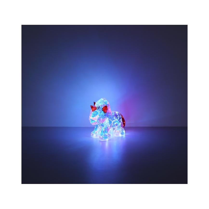 Globo - LED-pöytäkoriste LED/3W/5V USB yksisarvinen