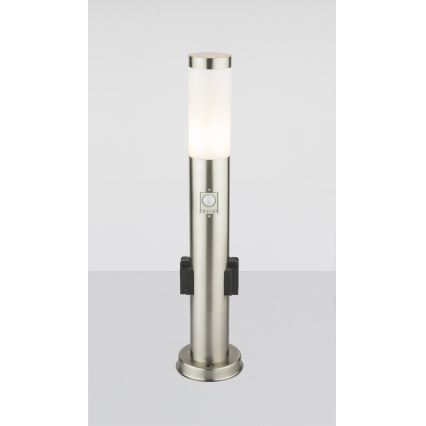 Globo - LED-ulkovalaisin anturilla ja 2 zásuvkami LED/9W/230V 60 cm IP44