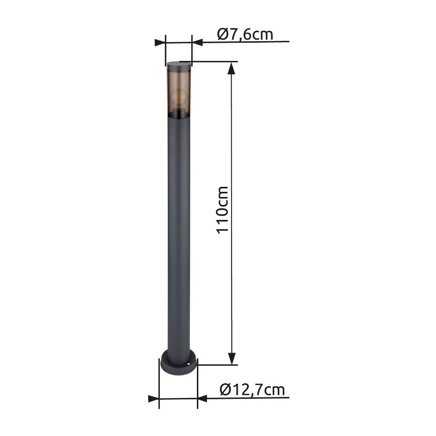 Globo - Ulkovalaisin 1xE27/23W/230V 110 cm IP44