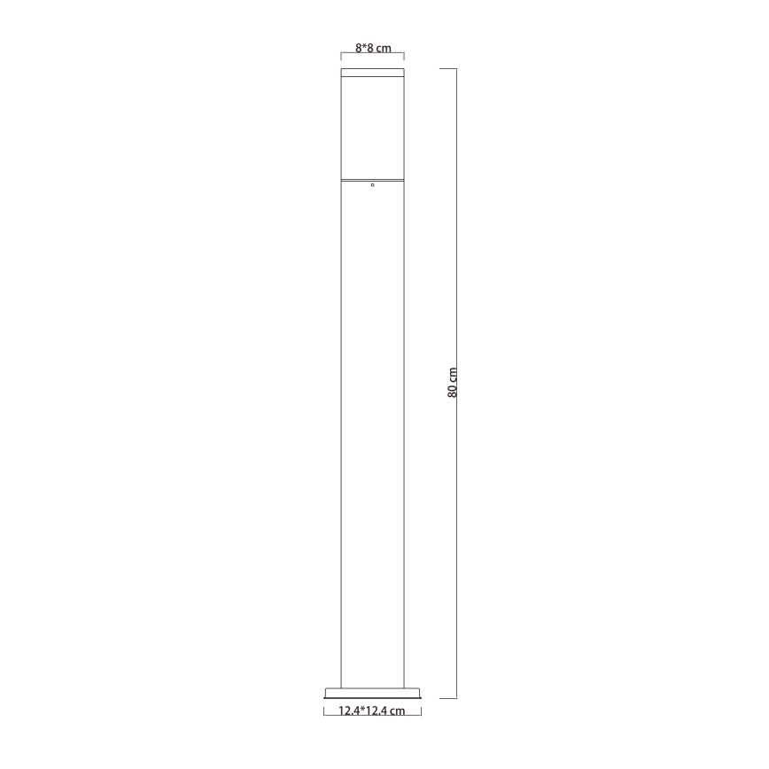 Globo - Ulkovalaisin 1xE27/15W/230V 80 cm IP44