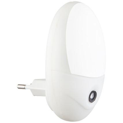 Globo - LED Pistorasian suuntavalo anturilla 4xLED/0,6W/230V 6500K