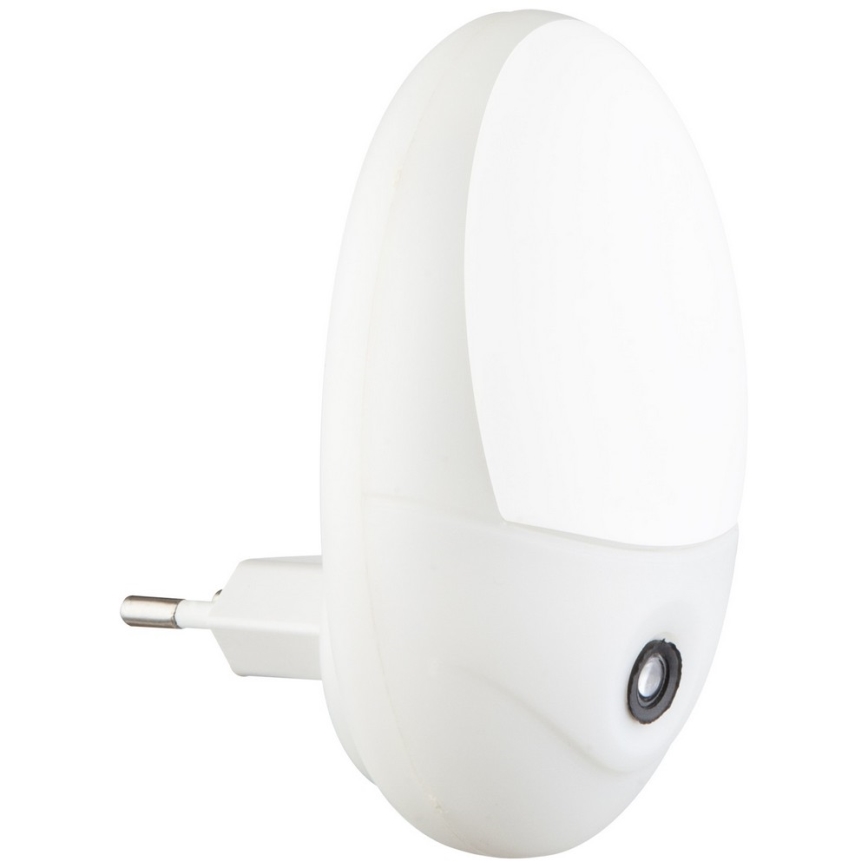 Globo - LED Pistorasian suuntavalo anturilla 4xLED/0,6W/230V 6500K