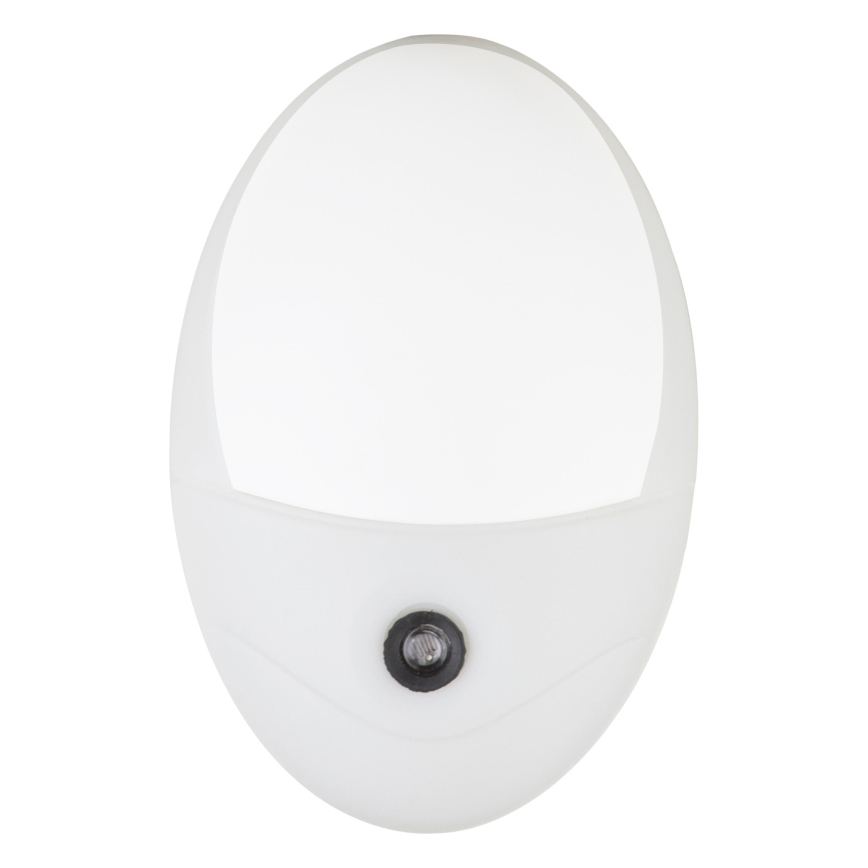 Globo - LED Pistorasian suuntavalo anturilla 4xLED/0,6W/230V 6500K