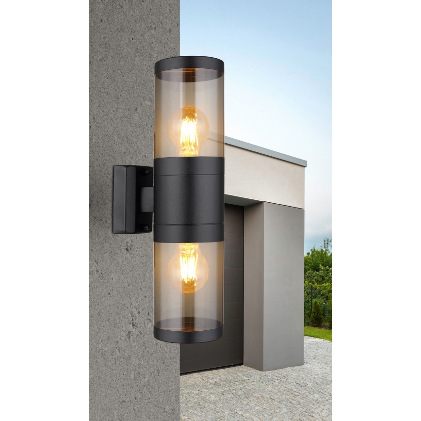 Globo - Ulkoseinävalaisin 2xE27/60W/230V IP44