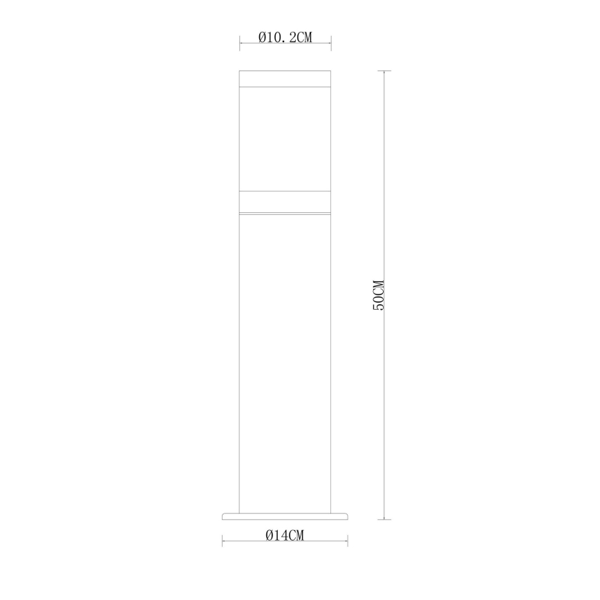 Globo - Ulkovalaisin 1xE27/60W/230V 50 cm IP44