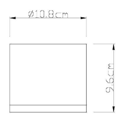 Globo - Ulkokattovalo 1xGX53/11W/230V IP44