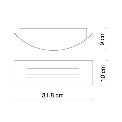Globo - LED-ulkovalaistus 1xE27/20W/230V IP44