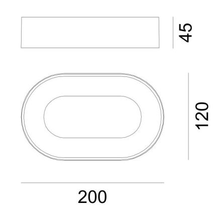 Globo - LED-ulkoseinävalaisin LED/12W/230V IP65