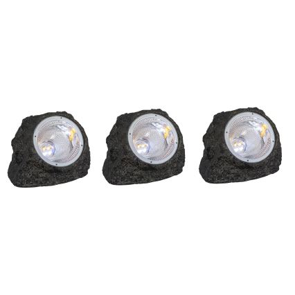 Globo - SETTI 3x LED-aurinkovalaistus LED/1,2V IP44