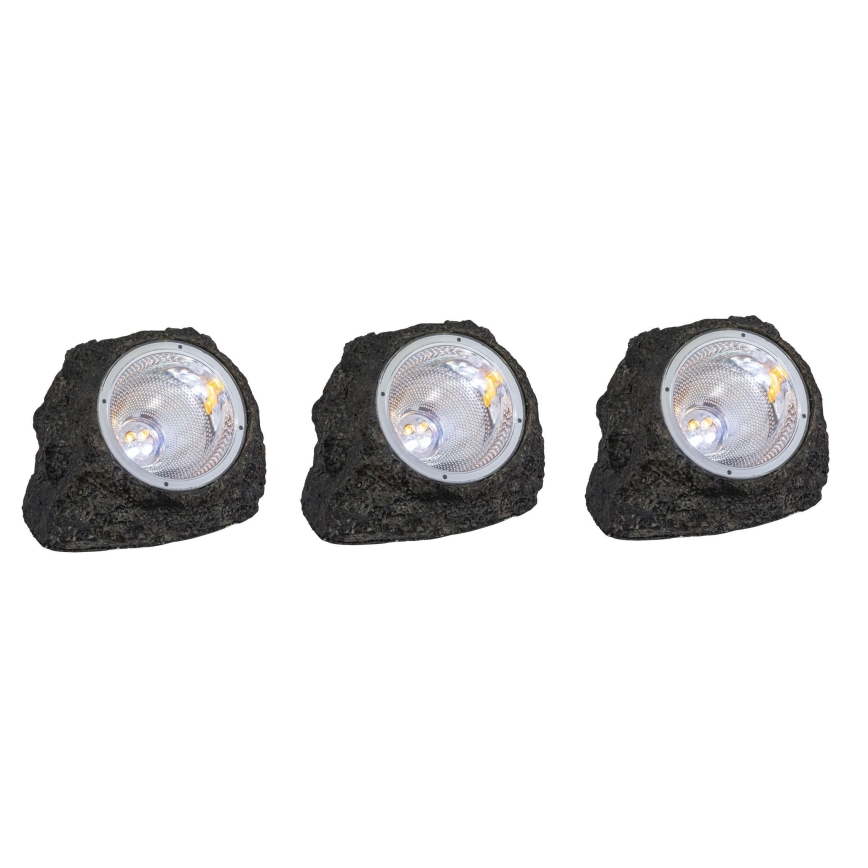 Globo - SETTI 3x LED-aurinkovalaistus LED/1,2V IP44