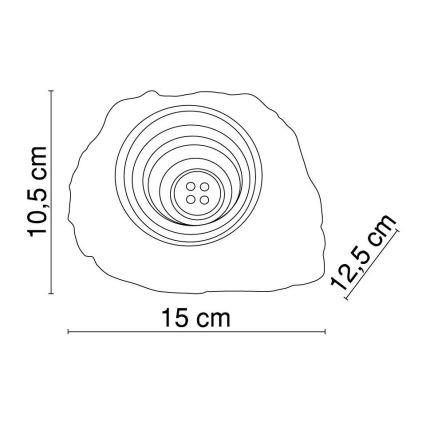 Globo - SETTI 3x LED-aurinkovalaistus LED/1,2V IP44