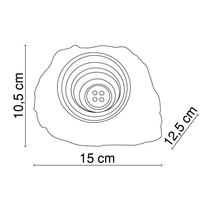 Globo - SETTI 3x LED-aurinkovalaistus LED/1,2V IP44