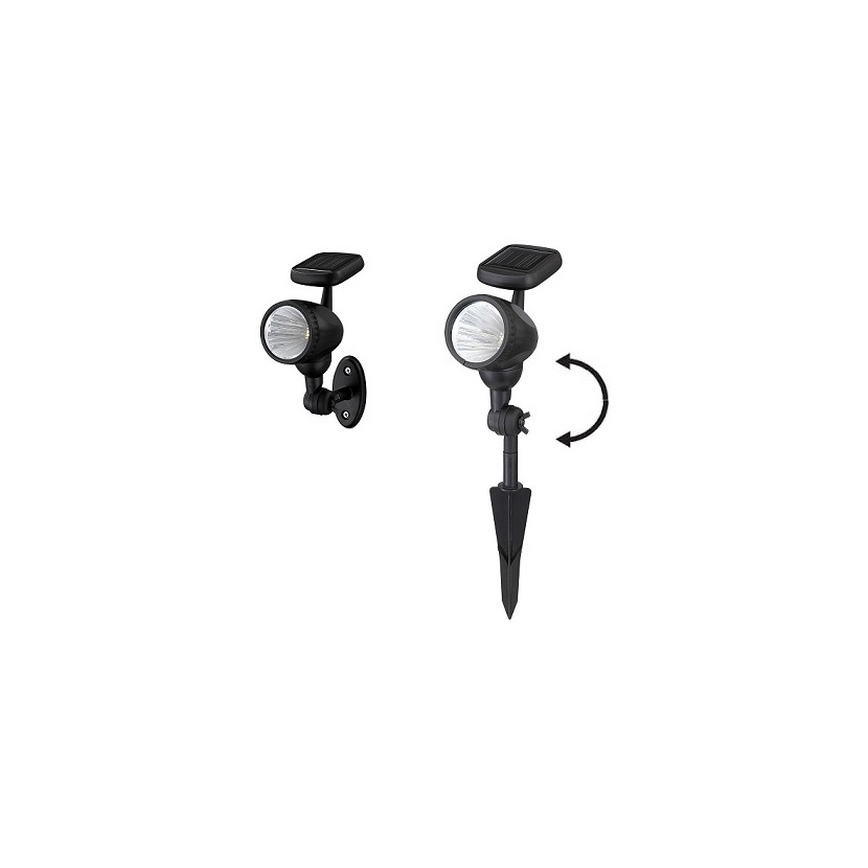 Globo - LED Aurinkovalaistus 3xLED/0,06W IP44