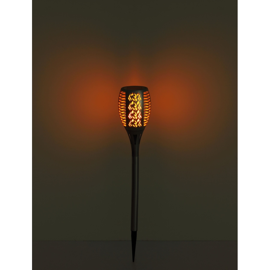 Globo - LED-aurinkovalaistus LED/3,6W/3V 1800K IP44 kiiltävä kromi