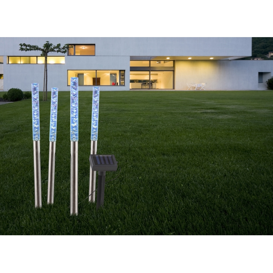 Globo - SARJA 4x LED Aurinkovalaisin 4xLED/0,07W IP44 600 mAh
