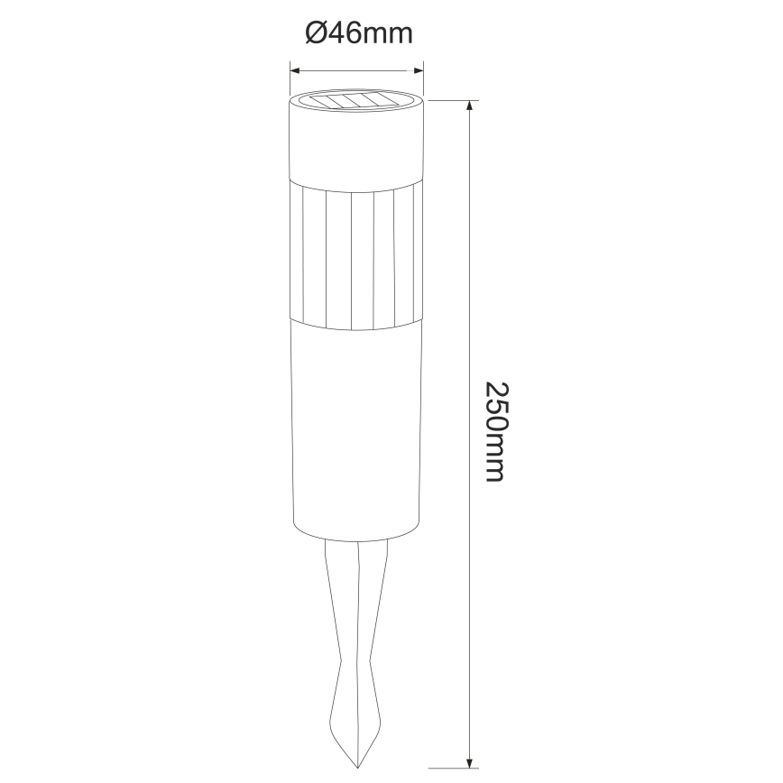Globo - SETTI 4x LED-aurinkolamppu LED/0,06W/3,2V IP44 100 mAh