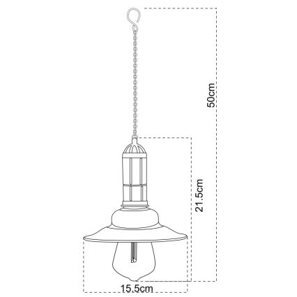 Globo - LED-aurinkokruunu ketjussa LED/0,06W/1,2V IP44