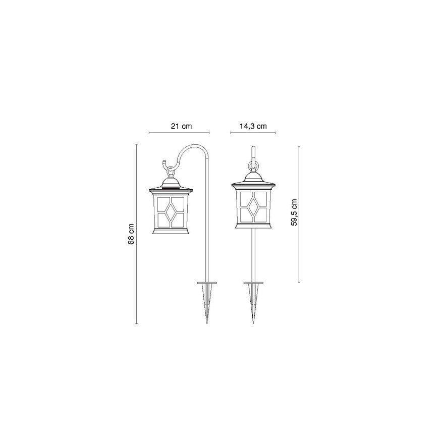 Globo - LED-aurinkolamppu LED/0,05W/3,2V IP44