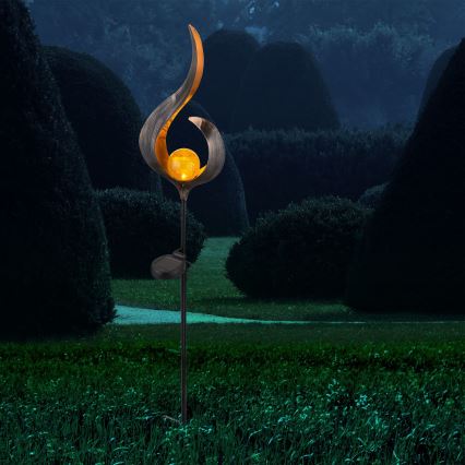 Globo - LED aurinkokennovalo LED/0,02W/3V 600mAh IP44 pronssi