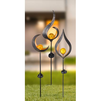 Globo - LED aurinkokennovalo LED/0,02W/3V 600mAh IP44 pronssi