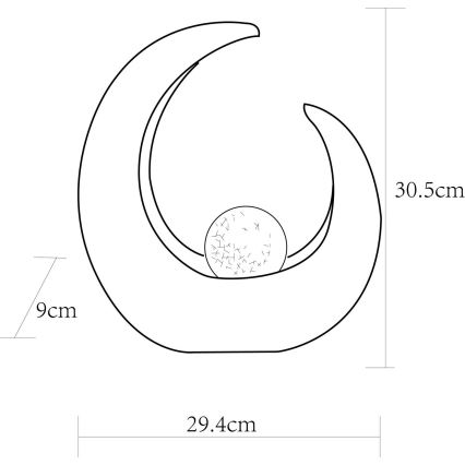 Globo - LED Aurinkokennovalo LED/0,02W/3V IP44