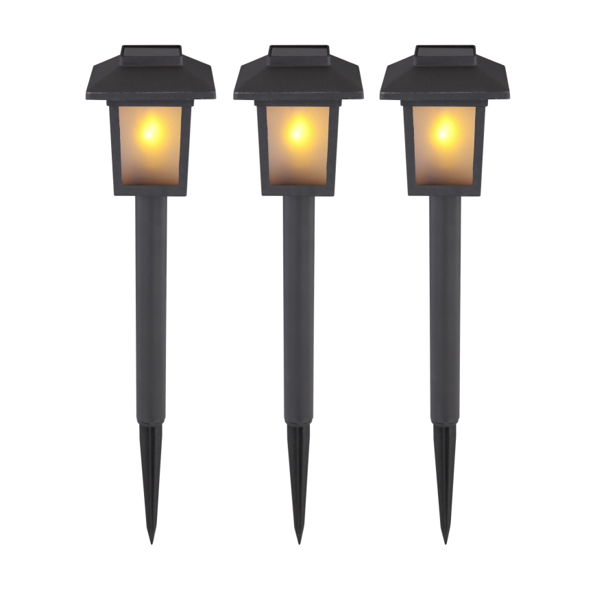 Globo - SETTI 3x LED-aurinkolamppu 3xLED/1,2V IP44