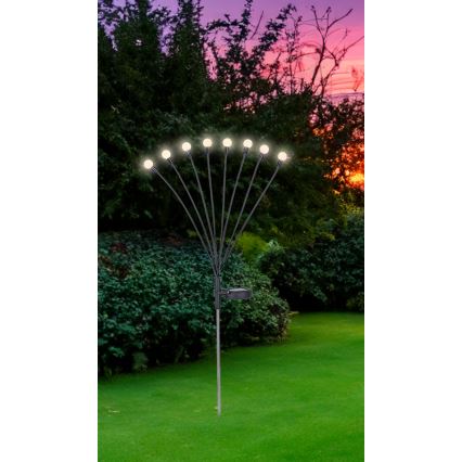 Globo - LED-aurinkovalaistus 8xLED/0,06W/3,2V 3000K IP44