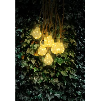 Globo - LED Solar koristeellinen ketju 50xLED/0,06W/3,2V 570 cm IP44