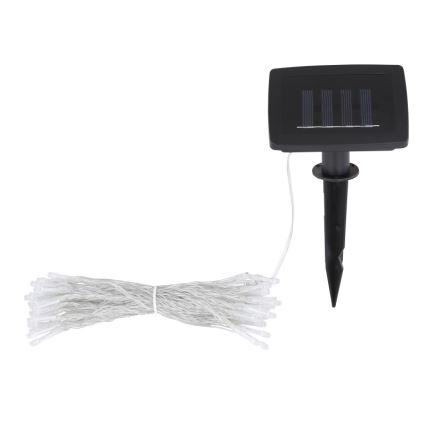 Globo - LED-aurinkoketju 20 m 120xLED/2,4V 2xAAA IP44 600 mAh