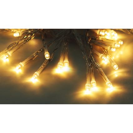 Globo - LED-aurinkoketju 20 m 120xLED/2,4V 2xAAA IP44 600 mAh