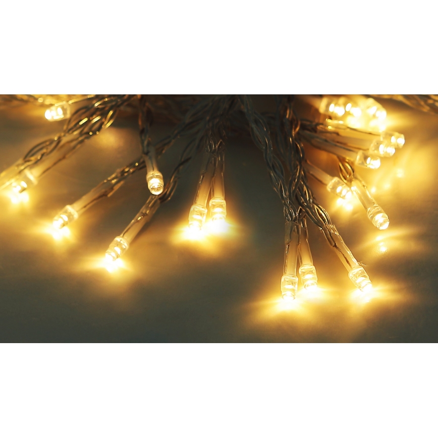 Globo - LED-aurinkoketju 20 m 120xLED/2,4V 2xAAA IP44 600 mAh