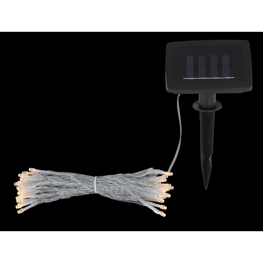 Globo - LED-aurinkoketju 10 m 50xLED/2,4V IP44