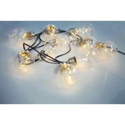 Globo - LED-aurinkoketju 10xLED/0,06W/3,2V 380 cm IP44