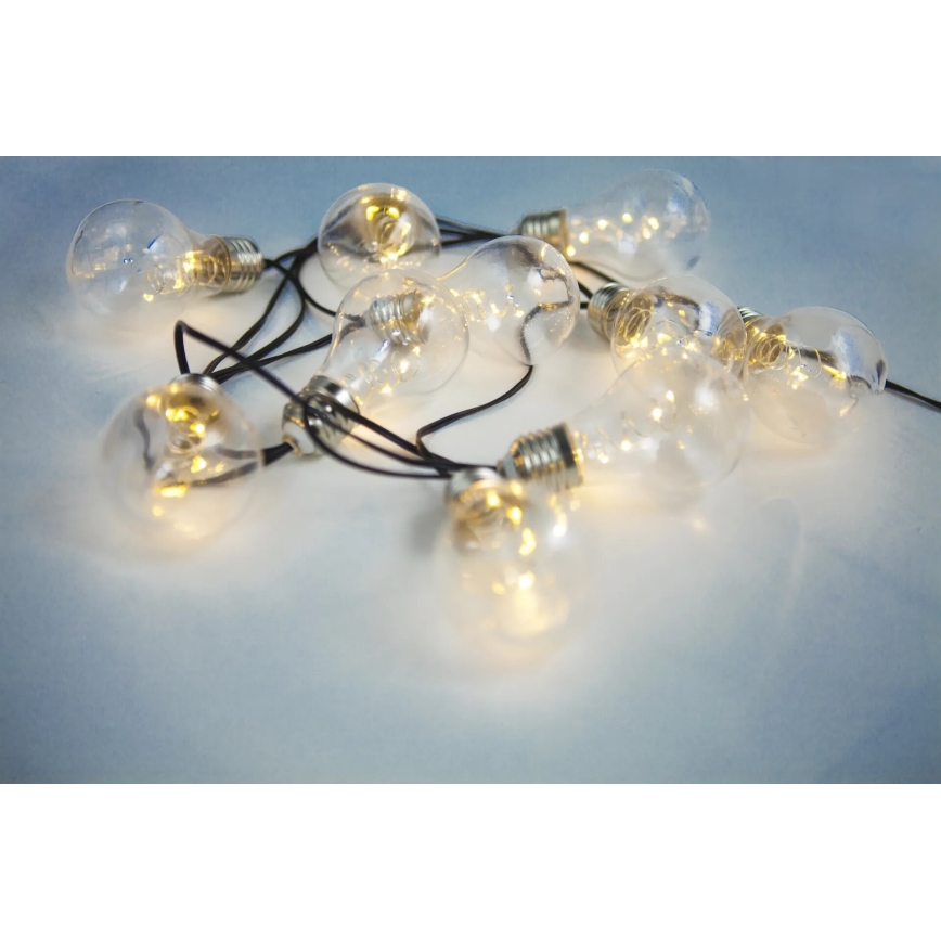 Globo - LED-aurinkoketju 10xLED/0,06W/3,2V 380 cm IP44