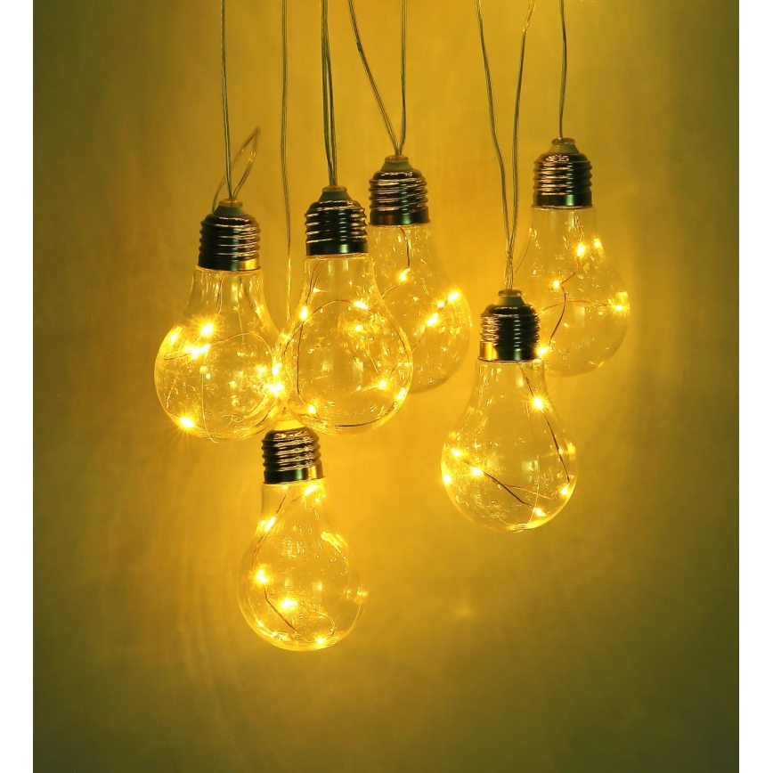 Globo - LED-aurinkoketju 10xLED/0,06W/3,2V 380 cm IP44
