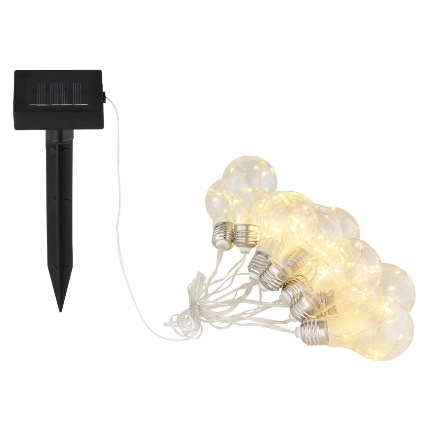 Globo - LED-aurinkoketju 10xLED/0,06W/3,2V 380 cm IP44