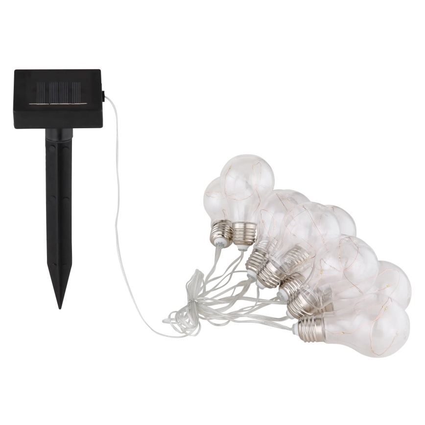 Globo - LED-aurinkoketju 10xLED/0,06W/3,2V 380 cm IP44