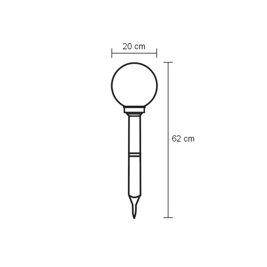 Globo - LED-ulkovalaistus LED/0,06W/3,2V IP44