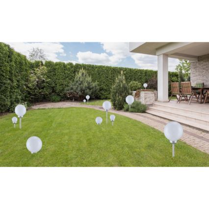Globo - SETTI 3x LED-aurinkovalaistus LED/0,06W/3V 4000K halkaisija 10 cm IP44
