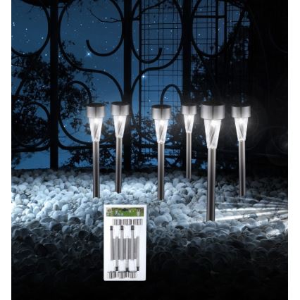 Globo - SETTI 6x LED-aurinkolamppu LED/1,2V IP44